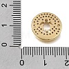 Brass Micro Pave Clear Cubic Zirconia Connector Charms CU-CBAA556-04E-3