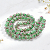 1 Starnd Handmade Gold Sand Lampwork Beads Strands LAMP-PA0001-76B-3