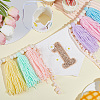 Polyester Braided Tassel Banners HJEW-WH0039-48C-5
