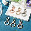6Pcs 3 Colors Alloy Swivel Clasps FIND-TADJ0001-15-4