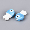 Handmade Porcelain Ceramic Beads PORC-T134-26B-3