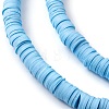 Handmade Polymer Clay Beads Strands CLAY-R089-6mm-Q101-3