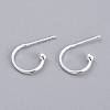 304 Stainless Steel Earring Hooks X-STAS-K211-01S-1