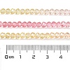 Transparent Painted Glass Beads Strands DGLA-A034-T4mm-A09-3