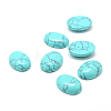 Dyed Synthetic Turquoise Gemstone Cabochons G-T020-18x25mm-20-1