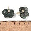 Natural Moss Agate Carved Pendants GG-CBA105B-03C-G-3
