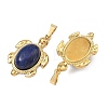 Natural & Synthetic Mixed Stone Pendants PALLOY-JF05695-01-2