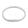 925 Sterling Silver Micro Pave Cubic Zirconia Tennis Bracelets for Women BJEW-C117-01B-P02-4