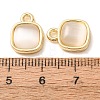 Alloy & Glass Pendants AL-CBA7256-08G-01-2