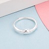 925 Sterling Silver Adjustable Finger Rings for Women STER-N016-141S-3