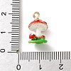 Alloy Enamel Pendants AL-CBA02ED-03G-B-3