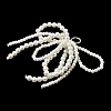Bowknot Plastic Imitation Pearl Beads Shoe Charms AJEW-XCP0003-50-2