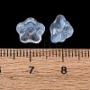 Baking Paint Transparent Glass Beads GLAA-T025-81C-08-3