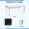Rectangle Carbon Iron Alloy Extendable Cabinet Tiered Storage Rack for Socks AJEW-WH0609-741A-01-2