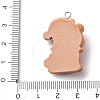 Christmas Opaque Resin Pendants RESI-A049-05F-3