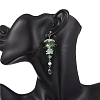 3 Pairs Jellyfish 304 Stainless Steel Shell Pearl Dangle Stud Earrings EJEW-TA00773-4