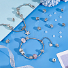 Alloy European Style Clasps PDLC-PH0001-02AS-4