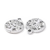 Alloy Rhinestone Pendants ALRI-C008-10P-2