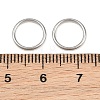 304 Stainless Steel Closed Jump Rings STAS-G393-06P-12-2