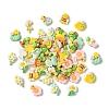 60Pcs 12 Styles Opaque Resin Cabochons RESI-CJ0004-14-8
