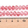 Transparent Glass Beads Strands GLAA-T023-8mm-A13-4