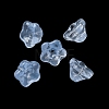 Baking Paint Transparent Glass Beads GLAA-T025-81C-08-1