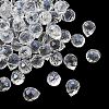 Electroplate Transparent Glass Beads GLAA-A045-05-3