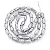 Electroplate Glass Beads Strands X1-EGLA-T025-03I-2