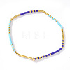Bohemian Color Glass Seed Beaded Stretch Bracelets for Women Elegant Casual Jewelry Gift ES9222-4-1