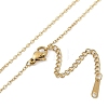 Halloween Series 202 Stainless Steel Cable Chain Pumpkin Pendant Necklaces LS-NJEW-S005-01G-B-3