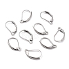 Non-Tarnish 304 Stainless Steel Leverback Earring Findings STAS-K233-04P-2