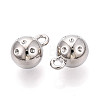 Alloy Rhinestone Settings PALLOY-N185-02P-2
