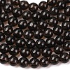 Natural Smoky Quartz Round Beads Strands G-E329-6mm-38-2