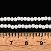 Electroplate Glass Beads Strands EGLA-A034-P1mm-B33-2