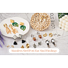 32Pcs 16 Style 304 Stainless Steel Stud Earring Findings STAS-CW0001-08-19