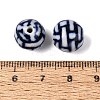 Blue and White Porcelain Beads PORC-N013-01-3