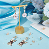 20Pcs Brass Stud Earring Findings KK-CN0003-35-4