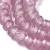 Dyed Natural Malaysia Jade Rondelle Beads Strands G-E316-2x4mm-46-4
