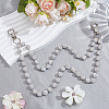 1Pc Polymer Clay Rhinestone Round Beaded Pants Chains AJEW-BM0001-29B-01-4