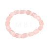 Natural Selenite Beaded Stretch Bracelets BJEW-L694-001-2