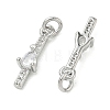 SHEGRACE Brass Micro Pave Cubic Zirconia Pendants XGRQ3D173-512P-2