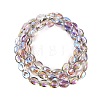 Electroplate Glass Beads Strands EGLA-B005-01A-FR05-2