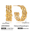 304 Stainless Steel Stud Earrings for Women WG7B986-03-1