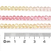 Transparent Painted Glass Beads Strands X1-DGLA-A034-T3mm-A09-3