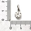 Brass Micro Pave Cubic Zirconia Pendants KK-Z093-41P-3