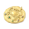 Real 18K Gold Plated PVD Vacuum Plating 304 Stainless Steel Pendants STAS-L278-003G-04-2