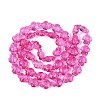 Transparent Glass Beads Strands DGLA-N021-02A-05-2