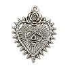 Tibetan Style Alloy Pendants Enamel Settings LS-TIBE-L013-10AS-02-1