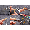 Brass Crimp Beads KK-TA0007-57-5