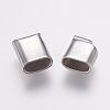 Tarnish Resistant 304 Stainless Steel Magnetic Clasps with Glue-in Ends STAS-G136-05P-4